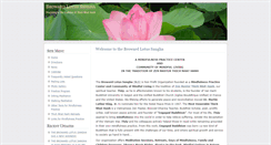 Desktop Screenshot of bloominglotussangha.org